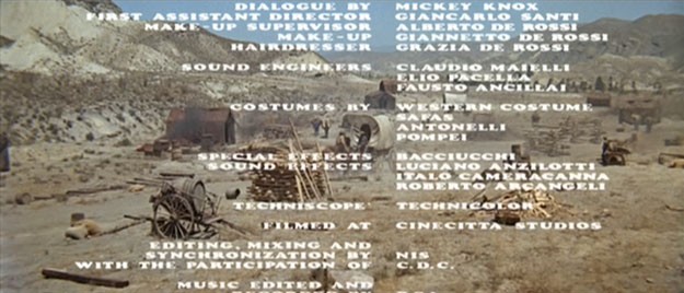 Once Upon a Time in the West End Credits